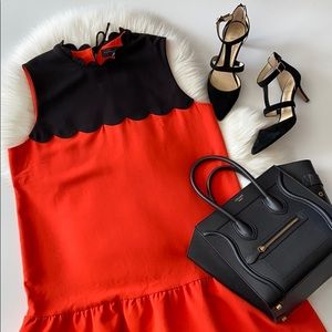 Victoria Beckham scalloped dress